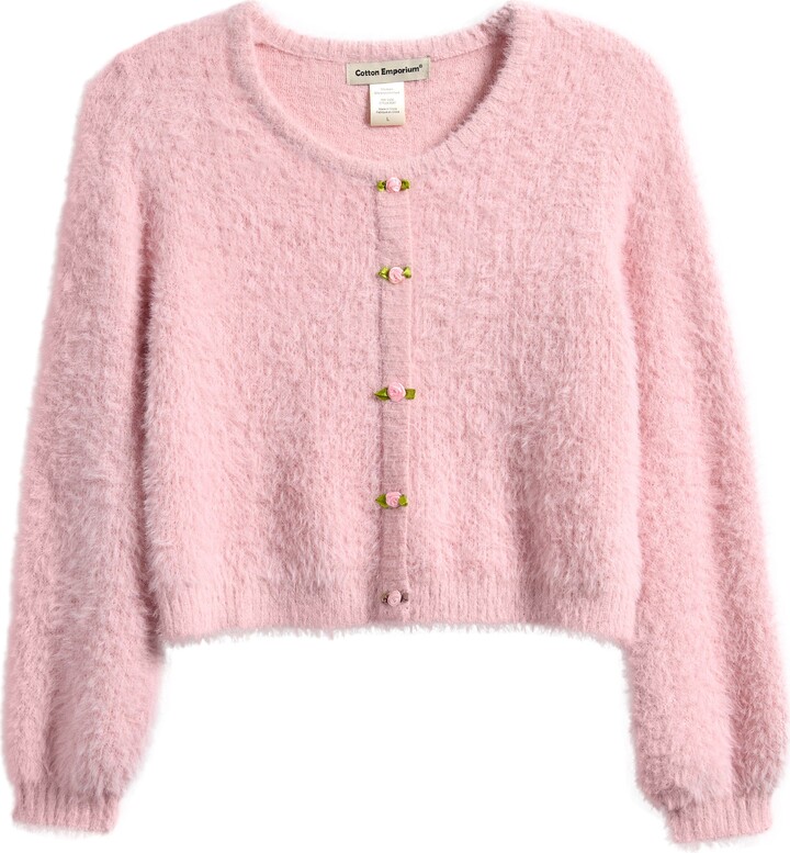 Cotton Emporium Kids' Fuzzy Cardigan