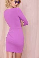 Thumbnail for your product : Nasty Gal Deep Down Dress - Purple