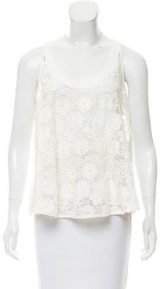 See by Chloe Embroidered Sleeveless Top