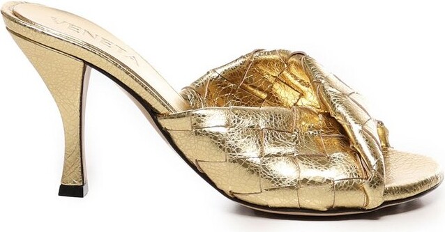 Bottega Veneta Blink Folded Detailed Mules