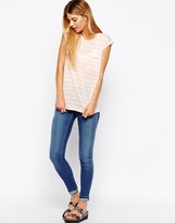 Thumbnail for your product : Vila Striped T-Shirt With Pocket