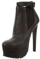 Thumbnail for your product : Vera Wang Leather Platform Booties w/ Tags