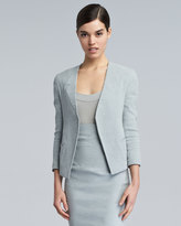 Thumbnail for your product : Donna Karan Trompe L'Oeil-Collar Jacket