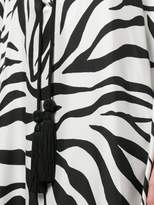 Thumbnail for your product : Oscar de la Renta zebra print kaftan dress