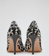 Thumbnail for your product : Reiss Ivy Print ANIMAL PRINT COURT SHOES