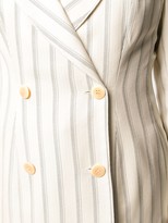 Thumbnail for your product : Giorgio Armani Pre-Owned 1980s Pinstriped Blazer