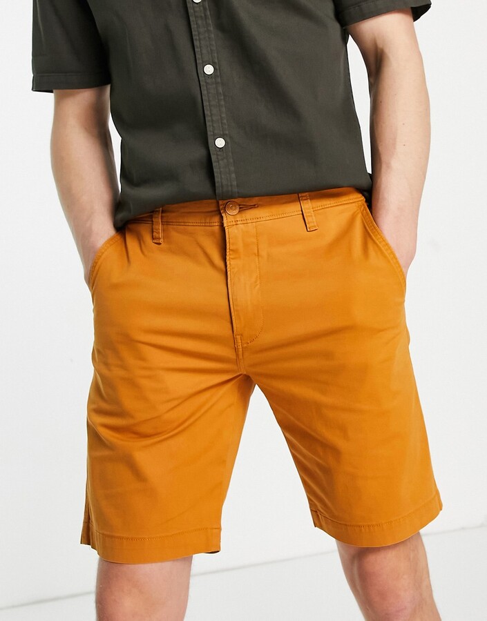 Levi's xx chino taper fit lightweight twill shorts in sorrel tan - ShopStyle