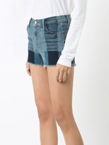 Thumbnail for your product : J Brand checked denim shorts