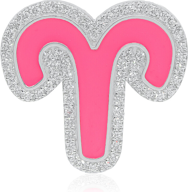 Ashna Mehta Aries 18K White Gold Diamond Bag Charm