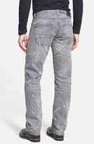 Thumbnail for your product : PRPS 'Barracuda' Straight Leg Selvedge Jeans (Grey)