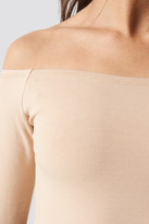 Thumbnail for your product : Iva Nikolina X NA-KD Basic Off Shoulder Top