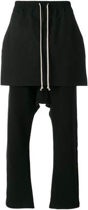 Rick Owens skirt layer trousers