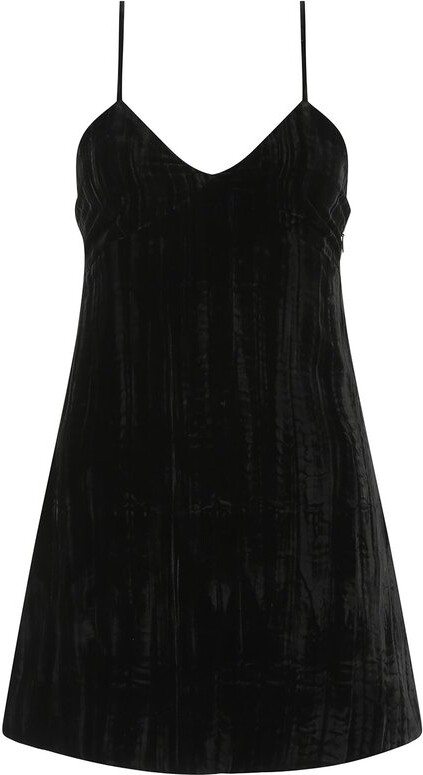 Saint Laurent Low Back Sleeveless Mini Dress