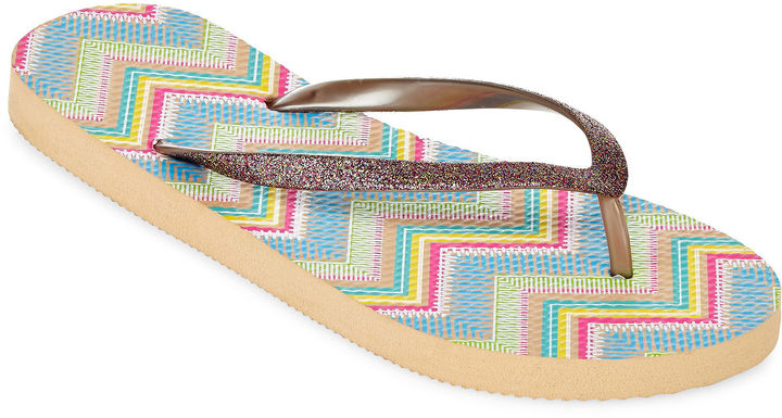 JCPenney MIXIT Mixit Fun-Print Flip Flops - ShopStyle Sandals