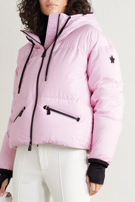 MONCLER GRENOBLE Allesaz Stretch-trimmed Quilted Shell Down Jacket - Pink