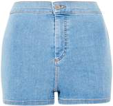 Thumbnail for your product : Topshop Womens Joni High Waisted Super Stretch Shorts - Bleach Stone