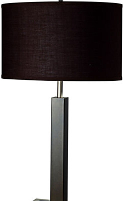 Latitude Run Durable Metal And Polyresin Table Lamp With Convenient On/Off Switch And Long Cord