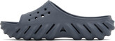 Thumbnail for your product : Crocs Gray Echo Slides