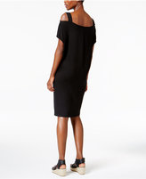 Thumbnail for your product : Eileen Fisher Jersey Cold-Shoulder Shift Dress