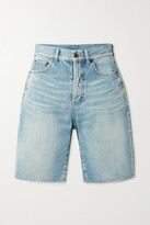 Thumbnail for your product : Saint Laurent Frayed Denim Shorts