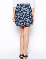 Thumbnail for your product : MANGO Floral Print Denim Skirt