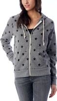 Thumbnail for your product : Alternative Apparel Adrian Printed Eco-Fleece Women's Zip Hoodie