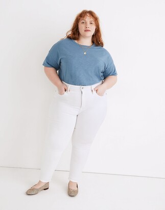 Madewell Plus High-Rise Skinny Jeans in Pure White - ShopStyle