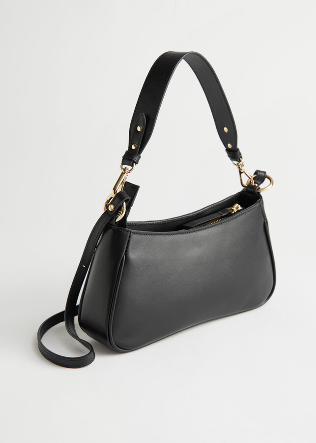 Maja Frayed Tweed Look Hobo Bags - 3 Colors Black Check / 32L x 27h x 11W cm