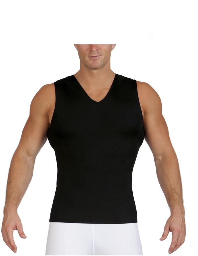Instaslim Insta Slim Men's Compression Sleeveless V-Neck T-Shirt