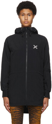 Kenzo Black Sport 'Little X' Lightweight Jacket