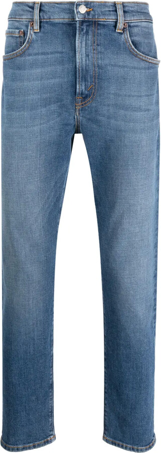 Jeanerica Stretch Organic-Cotton Tapered-Leg Jeans