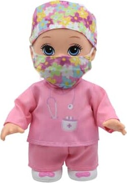 Little Darlings 8" Pink Playtime Doll Friend Hero