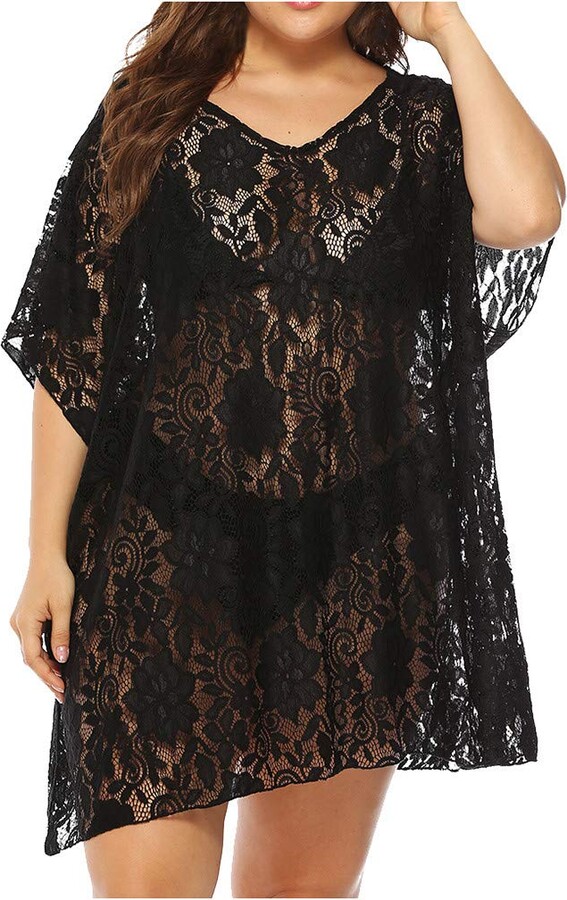 Arestory Girl Cover Up Short Lace Bathing Suit Woman Plus Size Beach ...
