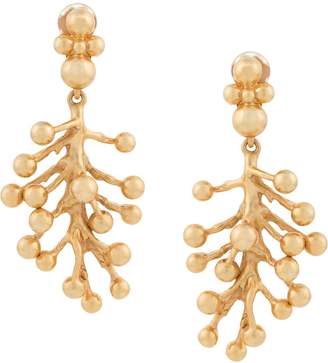Oscar de la Renta mimosa drop earrings