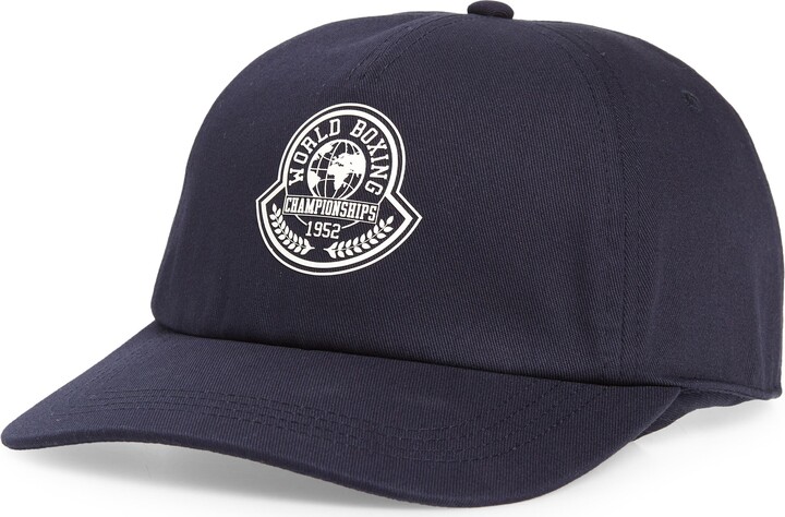 Moncler World Boxing Championship Cotton Twill Baseball Cap