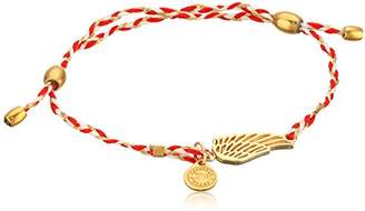 Alex and Ani Precious Threads" Wing Royal Cardinal Braid 14k Bracelet