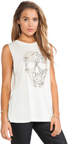 Thumbnail for your product : Haute Hippie Embellished Skull Tank