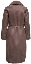 Thumbnail for your product : Urban Code urbancode Reversible Brown Sheepskin With Belt