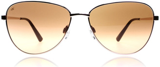 Serengeti Gloria Sunglasses Shiny Rose Gold 8414 60mm