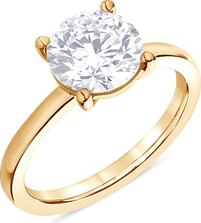 Bloomingdale's Fine Collection Certified Lab Grown Diamond Solitaire Engagement Ring in 18K Yellow Gold 2.0 tcw