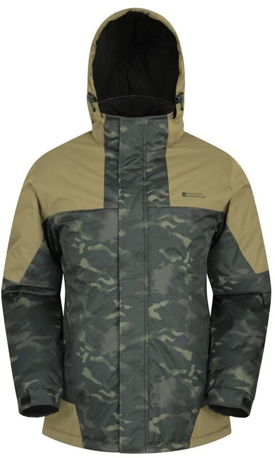 Mountain Warehouse Dusk Mens Ski Jacket Water Resistant Rain Coat