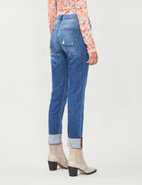 Thumbnail for your product : Frame Tapered high-rise jeans