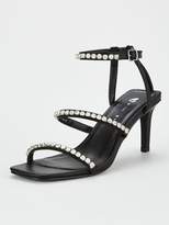 Thumbnail for your product : Very Harlow Jewel Strap Sandals - Black