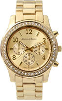 Thumbnail for your product : Journee Collection Womens Crystal-Accent Stainless Steel Bracelet Watch