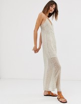 Thumbnail for your product : Only sheer ditsy floral maxi dress