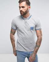 Thumbnail for your product : Tokyo Laundry Large Chest Logo Polo Shirt with Tipping