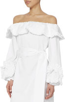 Thumbnail for your product : Alexis Miquela Off Shoulder Ruffle Dress