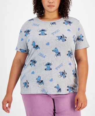 Disney Trendy Plus Size Stitch Graphic T-Shirt