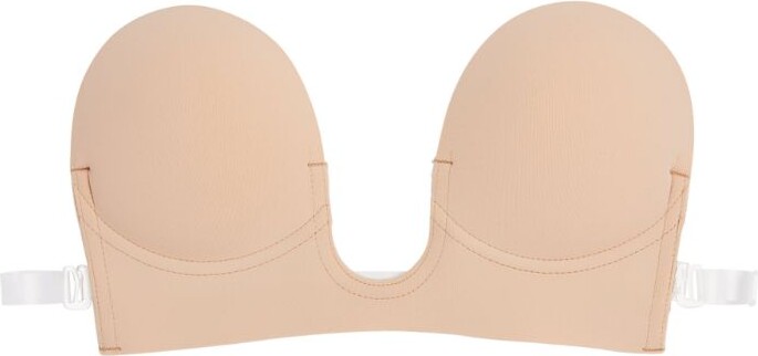 Dritz C Cup Adhesive Strapless Backless Bra Nude