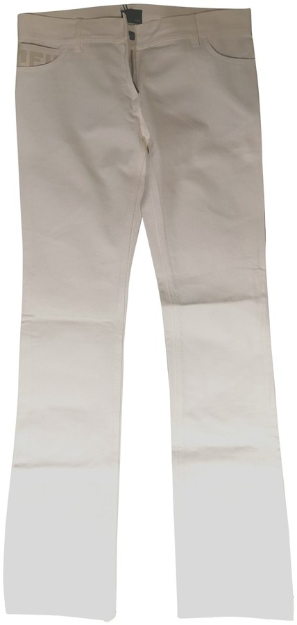 fendi white jeans